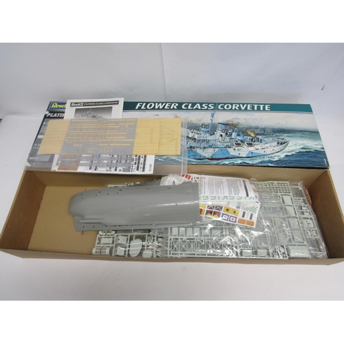 7346 - Three Revell 1:72 scale plastic model kits to include 05015 German Submarine VII C 