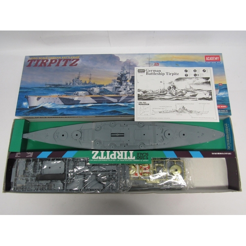 7349 - Seven assorted ship plastic model kits to include Revell 1:350 scale German Destroyer Type 1936, 505... 