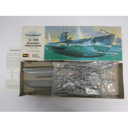 7349 - Seven assorted ship plastic model kits to include Revell 1:350 scale German Destroyer Type 1936, 505... 