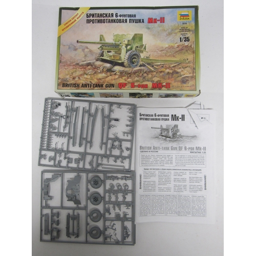 7348 - Nine assorted 1:35 scale military plastic model kits to include Revell 03029 Jeep & M34 Tactical Tru... 