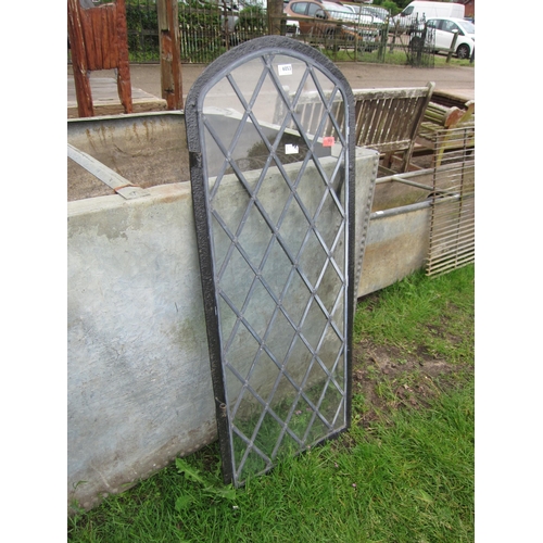 6053 - An iron framed lead glazed window    (C)