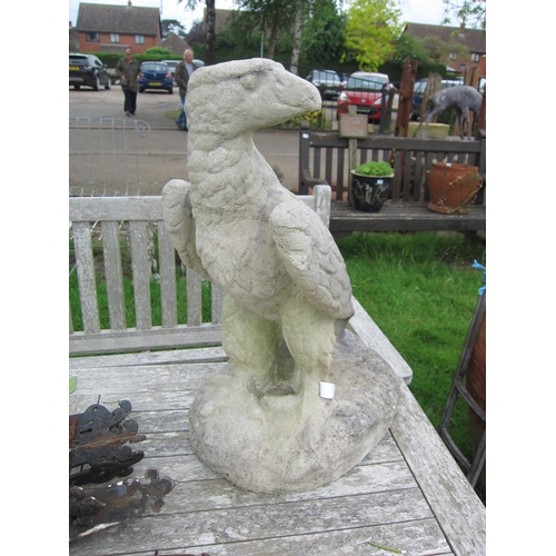 6100 - A pair of sandstone eagles, 21