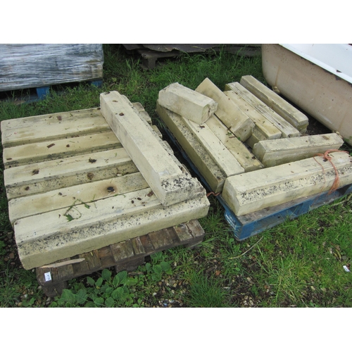 6120 - Two pallets of reclaimed stone window sills