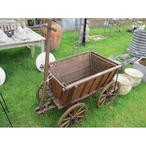 6136 - A rustic dog cart