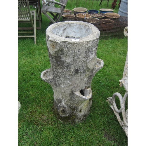 6177 - A 1920's limestone strawberry planter     (R) £100