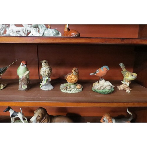 4321 - A Studio Pottery vase of ribbed form, brown abstract design, 22cm tall and a Studio Pottery vase wit... 