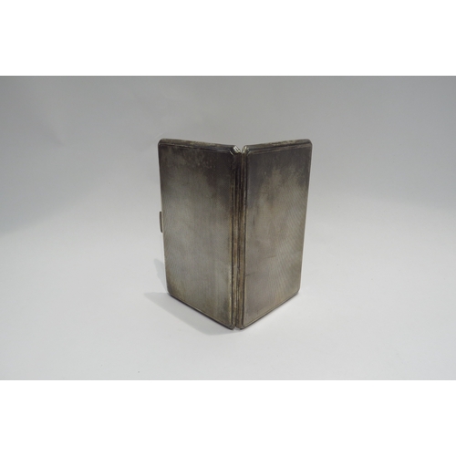 4297 - A Smith & Bartlam silver cigarette case, Birmingham 1944