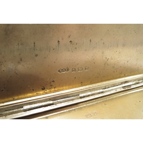 4297 - A Smith & Bartlam silver cigarette case, Birmingham 1944