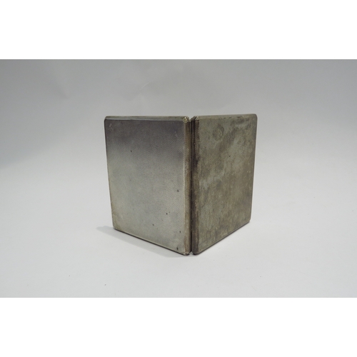 4298 - An A E Poston & Co. Ltd. silver cigarette case, Sheffield 1947