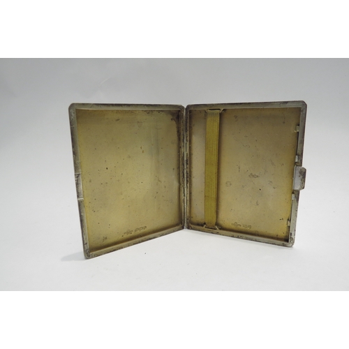 4298 - An A E Poston & Co. Ltd. silver cigarette case, Sheffield 1947