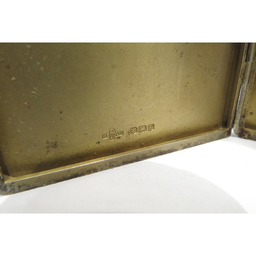 4298 - An A E Poston & Co. Ltd. silver cigarette case, Sheffield 1947