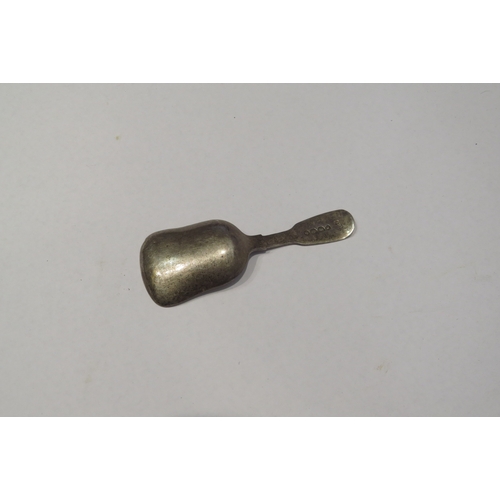 4306 - A Victorian silver caddy spoon.  London 1863  (C)
