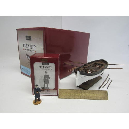 7201 - A boxed Britains Titanic Collection 62003 RMS Titanic Lifeboat No.6 and 62000 RMS Titanic Captain Ed... 