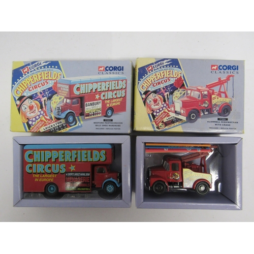 7286 - Three boxed Corgi Classics The Showmans Range diecast models to include 15901 Scammell Highwayman Ge... 