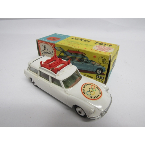 7276 - Four Corgi Toys diecast model cars, housed in original pictorial card boxes, to include 475 Citroen ... 