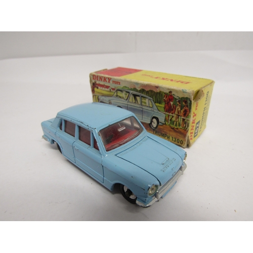 7271 - Four Dinky Toys diecast model vehicles, housed in original pictorial card boxes, to include 165 Ford... 