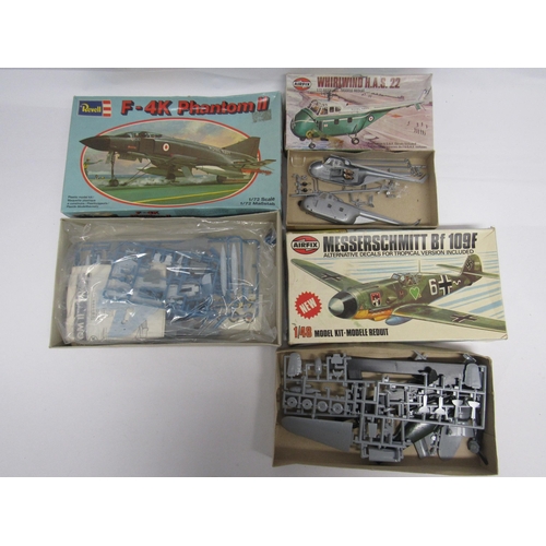 7332 - A collection of vintage plastic model kits to include Airfix 06448 1:25 scale Black Belt, R502 00 sc... 