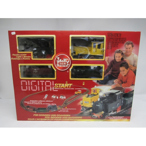 7414 - A boxed LGB (Lehmann-Gross-Bahn) G scale garden railway 78257 Digital Start train set, comprising 0-... 