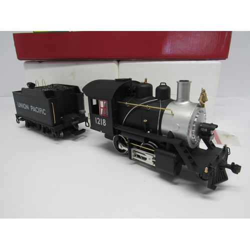 7416 - A boxed LGB (Lehmann-Gross-Bahn) G scale garden railway 20232 American 2-4-0 locomotive and tender i... 