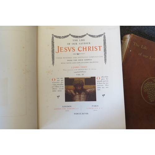 1027 - J. James Tissot: 'The Life of Our Saviour Jesus Christ', London & Paris, 1897-98, 2 volumes, hundred... 