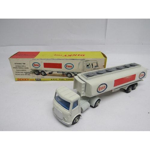 7281 - A boxed Dinky Toys diecast 945 AEC Articulated Tanker