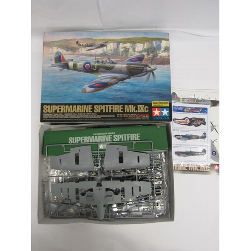 7319 - A Tamiya 1:32 scale Aircraft Series 60319 Supermarine Spitfire Mk.IXc plastic model kit (contents un... 