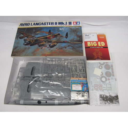 7328 - Eight Tamiya 1:48 scale Aircraft Series plastic model kits to include 61112 Avro Lancaster B Mk.I/II... 