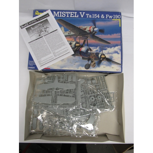 7321 - Eight Revell 1:48 scale military aircraft plastic model kits to include 03850 B29 Superfortress, 038... 