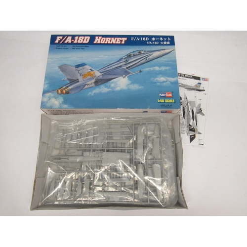 7329 - Three 1:48 scale military aircraft plastic model kits to include Monogram 75-5718 B-29 Superfortress... 