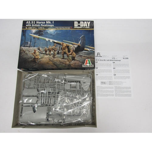 7329 - Three 1:48 scale military aircraft plastic model kits to include Monogram 75-5718 B-29 Superfortress... 