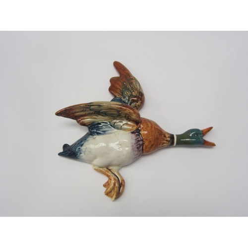 8029 - A Beswick wall plaque - Mallard in gloss, model no. 596/1