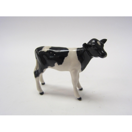 8064 - A Beswick Friesian Calf in gloss, model no. 1249C