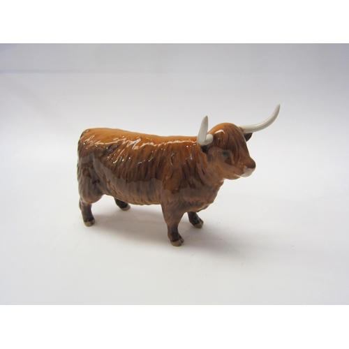 8066 - A Beswick Highland Cow in gloss, model no. 1740   (C)