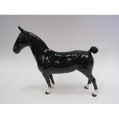 8089 - A Beswick Hackney in black gloss, model no. 1361