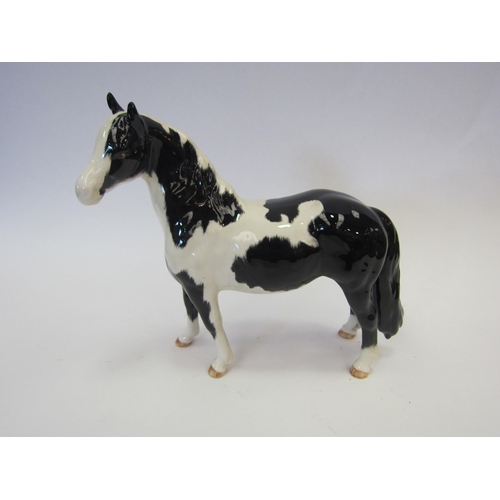 8095 - A Beswick Pinto Pony in piebald gloss, model no. 1373