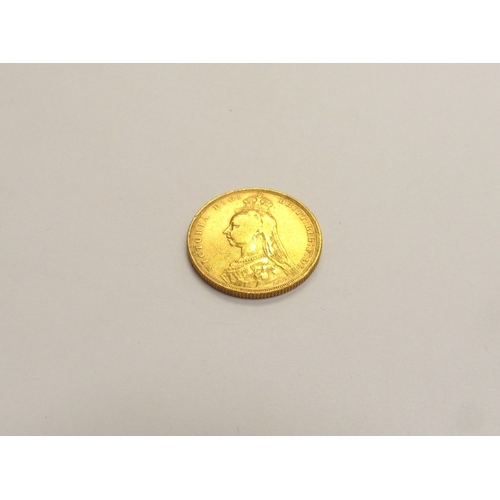 9257 - An 1889 gold sovereign