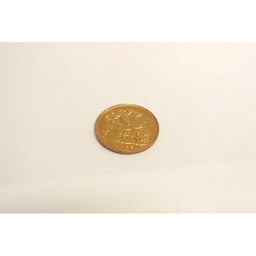 9258 - A 1982 gold half sovereign   (R) £140