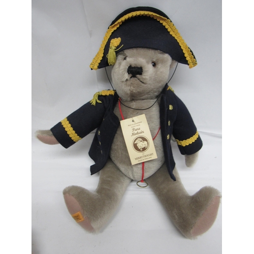 7125 - A Merrythought limited edition Sea Captain articulated grey mohair teddy bear with plastic eyes, sti... 