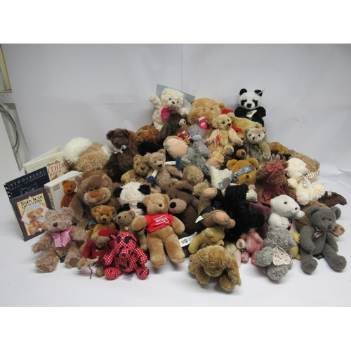 7145 - A collection of assorted modern teddy bears including Russ, Harrods, Keel toys etc (Aprox 56), toget... 