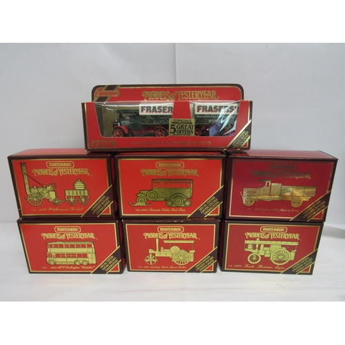 7283 - Seven boxed Matchbox Models of Yesteryear special and limited edition diecast vehicles to include Y2... 