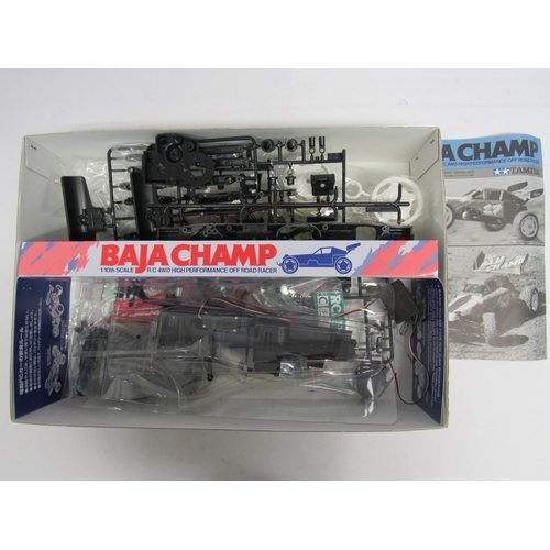 7335 - A Tamiya 1:10 scale 58221 Baja Champ radio control 4WD high performance off road racer plastic model... 