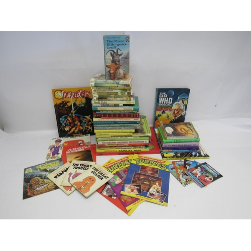 7049 - Assorted children's books and annuals including ThunderCats, Dr Who, Teenage Mutant Ninja Turtles, S... 