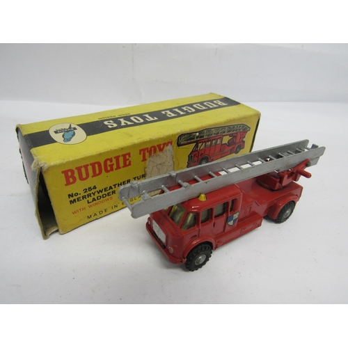 7277 - Two boxed Budgie Toys diecast vehicles to include 244 Breakdown Truck and 254 Merryweather Turn Tabl... 