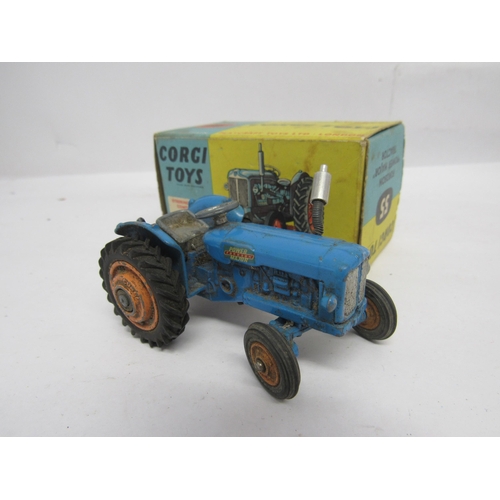 7267 - Three boxed Corgi diecast farm related diecast models to include 55 Fordson 