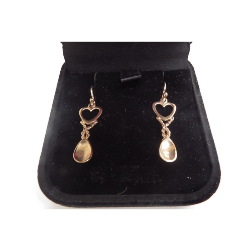 9350 - A pair of 9ct gold 