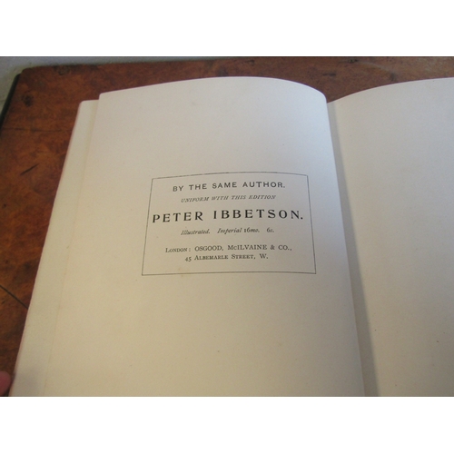 1020 - George du Maurier 'Trilby', 1895, finely bound in three quarter blue Morocco gilt, marbled paper boa... 