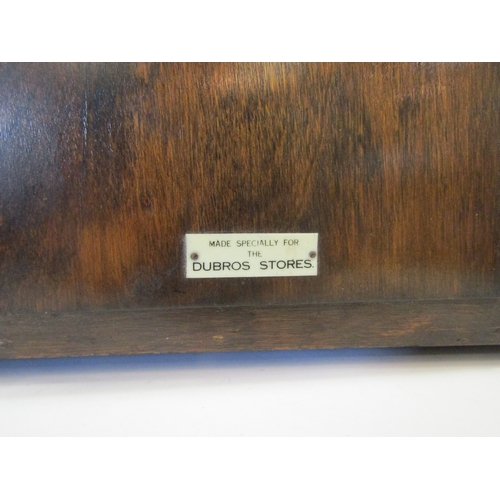 1151 - An Enfield Dupontic Westminster chime mantel clock in oak case with silent chime mechanism