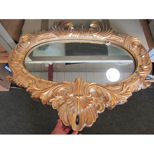 1406 - Three gilt Dunelm mirrors, boxed