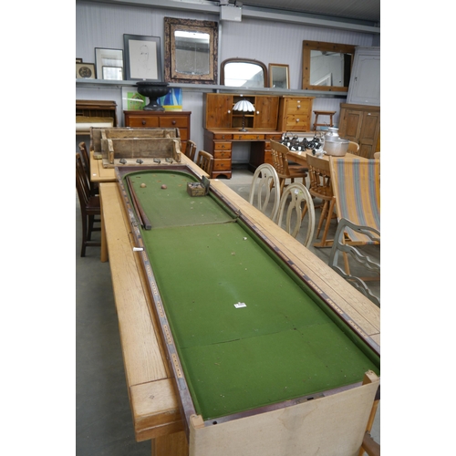 2202 - A 1930's Billiards table and balls