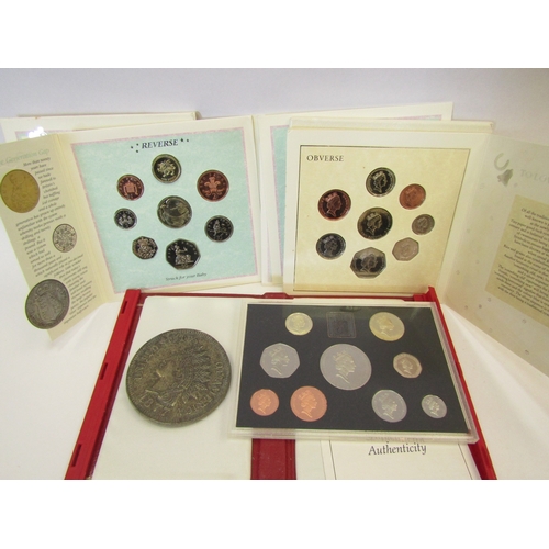 1286 - A selection of coinage including 1996 United Kingdom proof coin collection with certificate, 1996 We... 